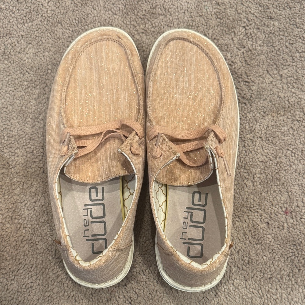 Hey Dude Men's Light Brown Slip-On Loafers